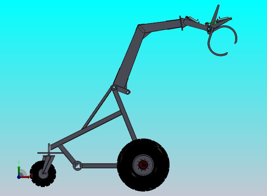 静压装载机框架