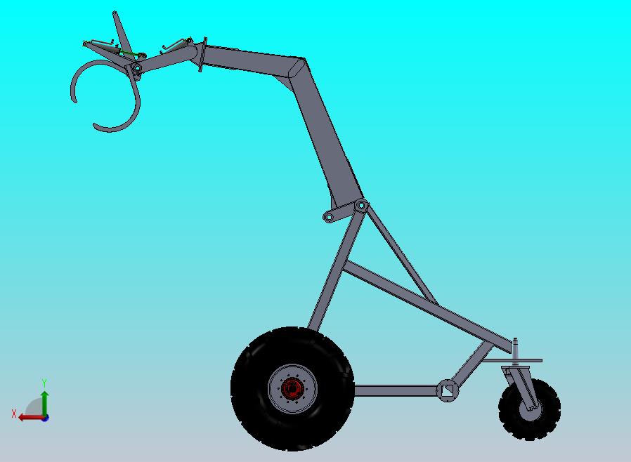 静压装载机框架