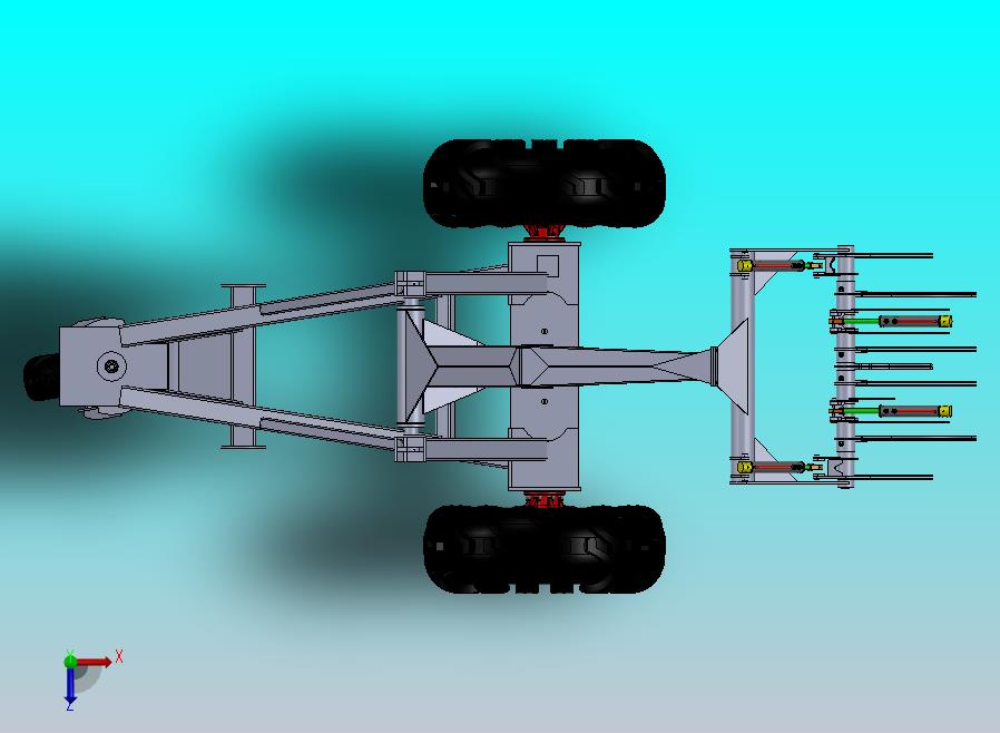 静压装载机框架