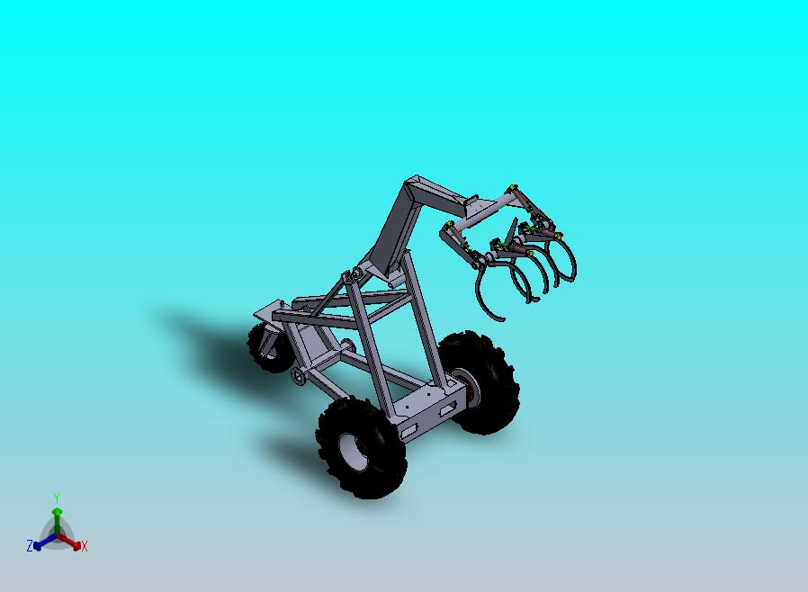 静压装载机框架