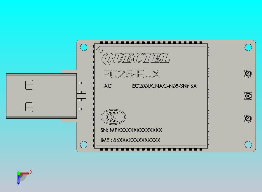 移远EC25-EUX USB加密狗