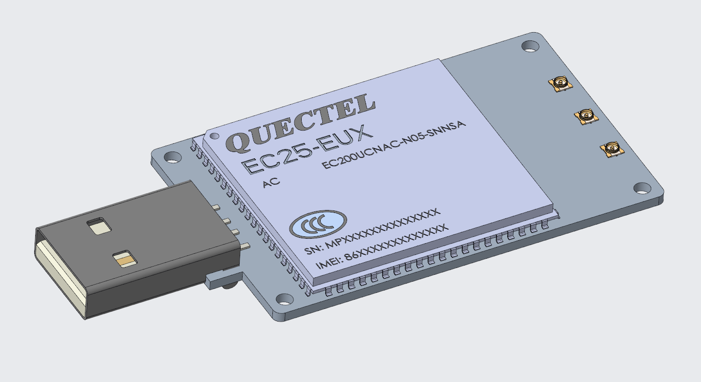 移远EC25-EUX USB加密狗