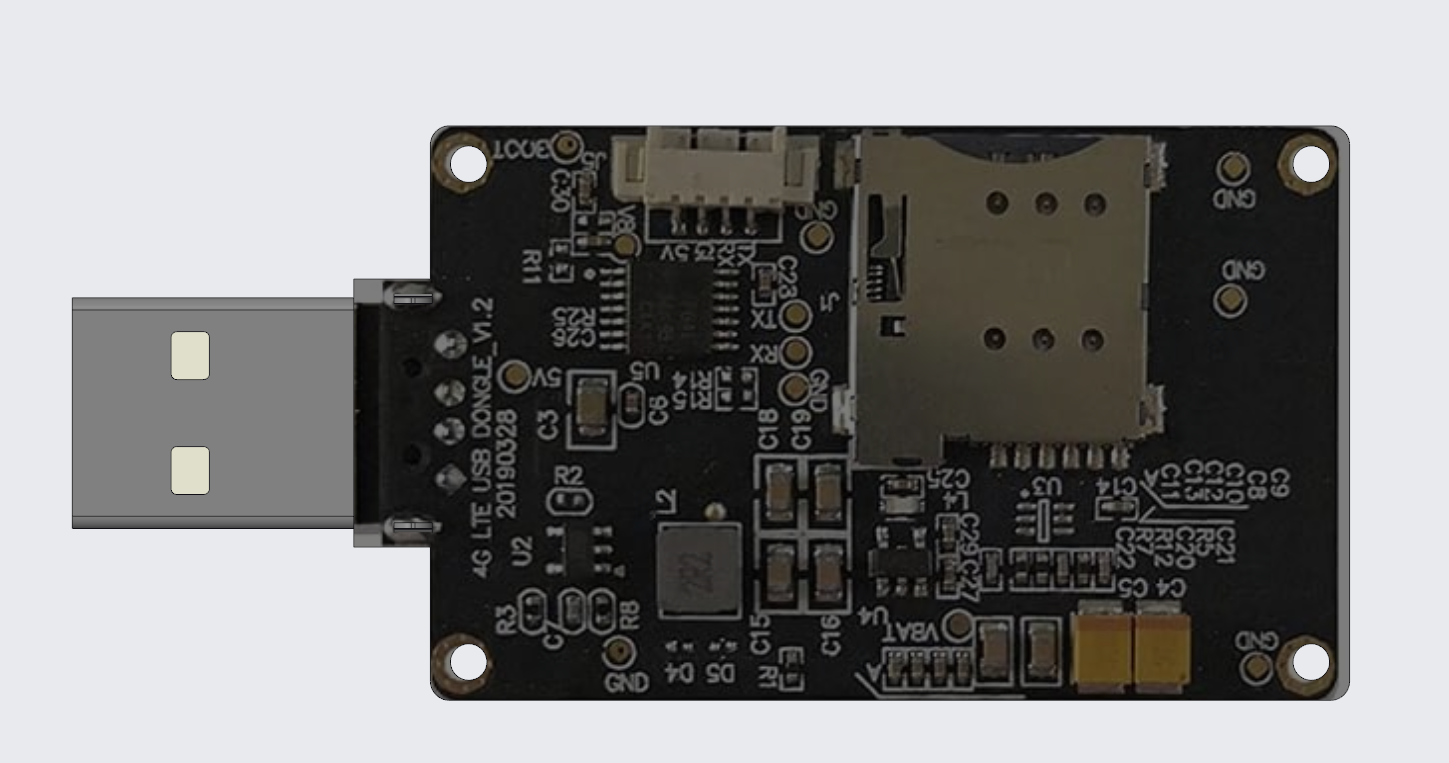 移远EC25-EUX USB加密狗