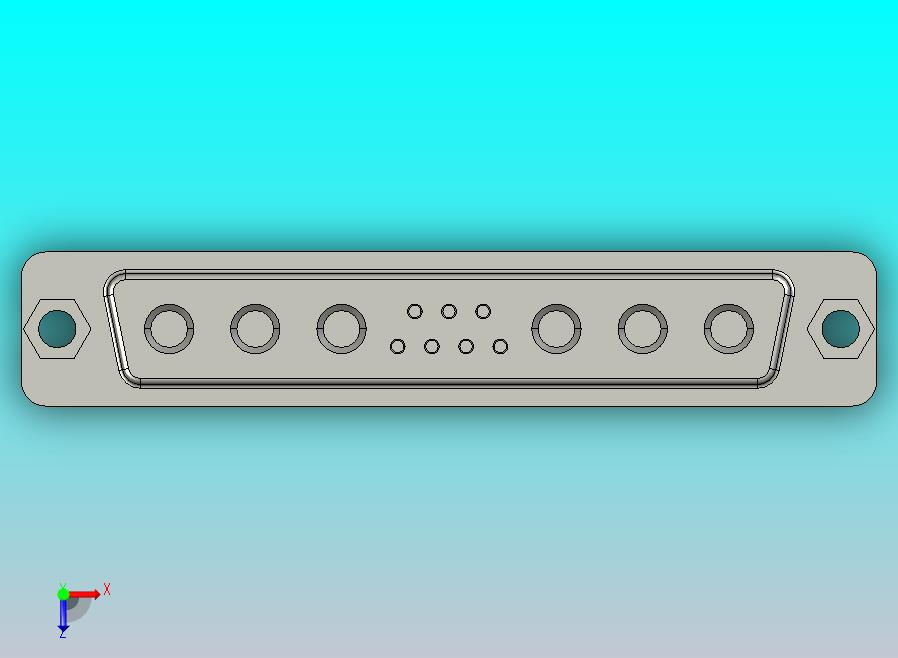 6-7pin大功率接口母座