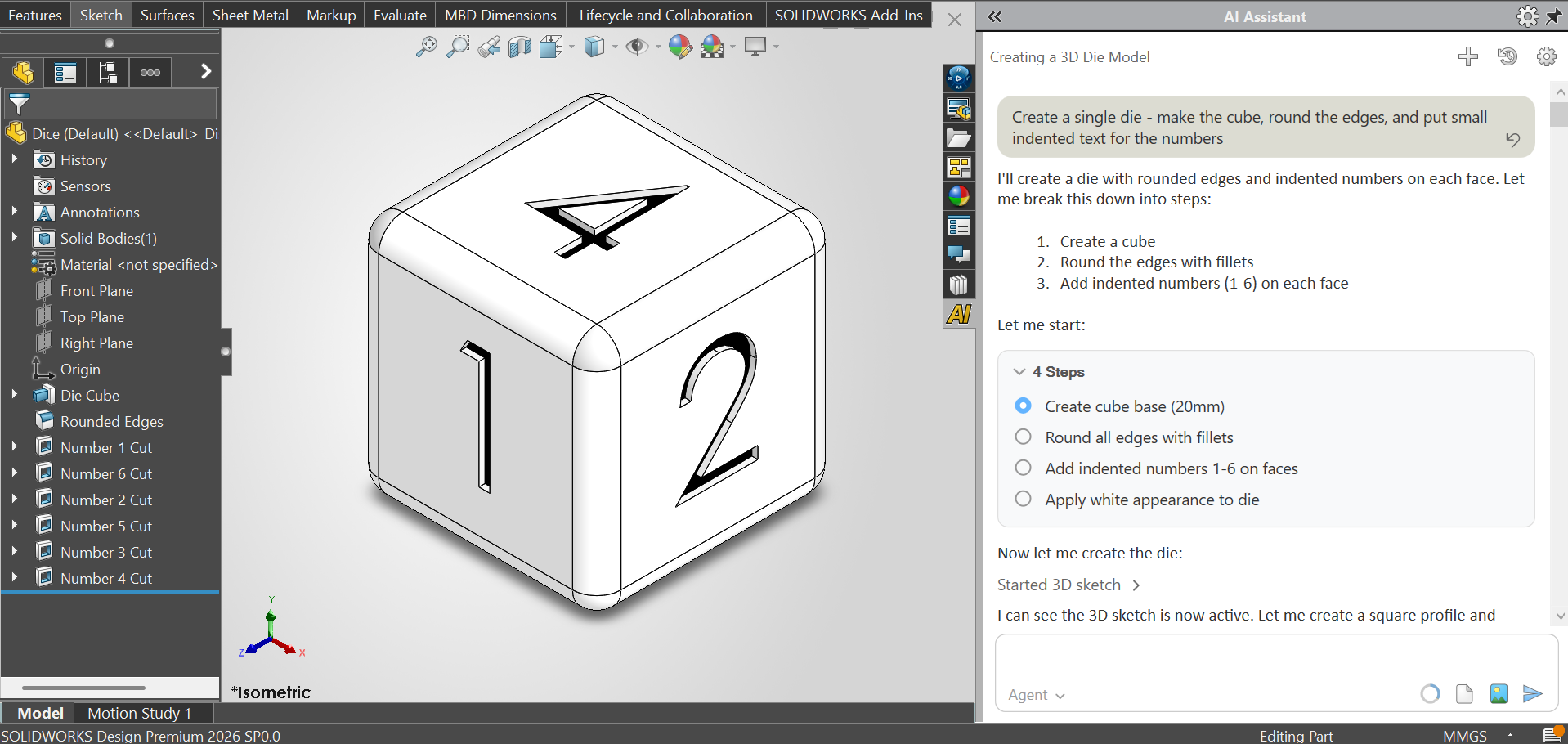 克劳德创造的骰子