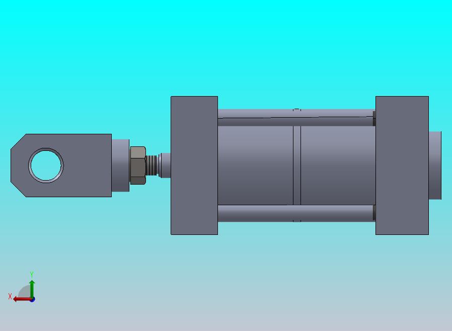 专用气缸（两级气缸）（40x10x15）（40x15）mm