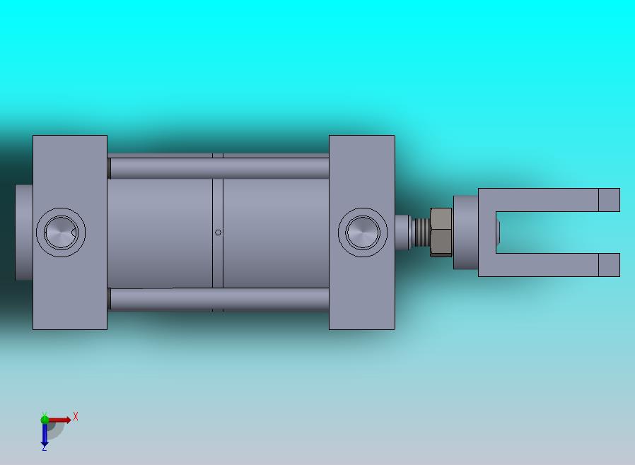 专用气缸（两级气缸）（40x10x15）（40x15）mm