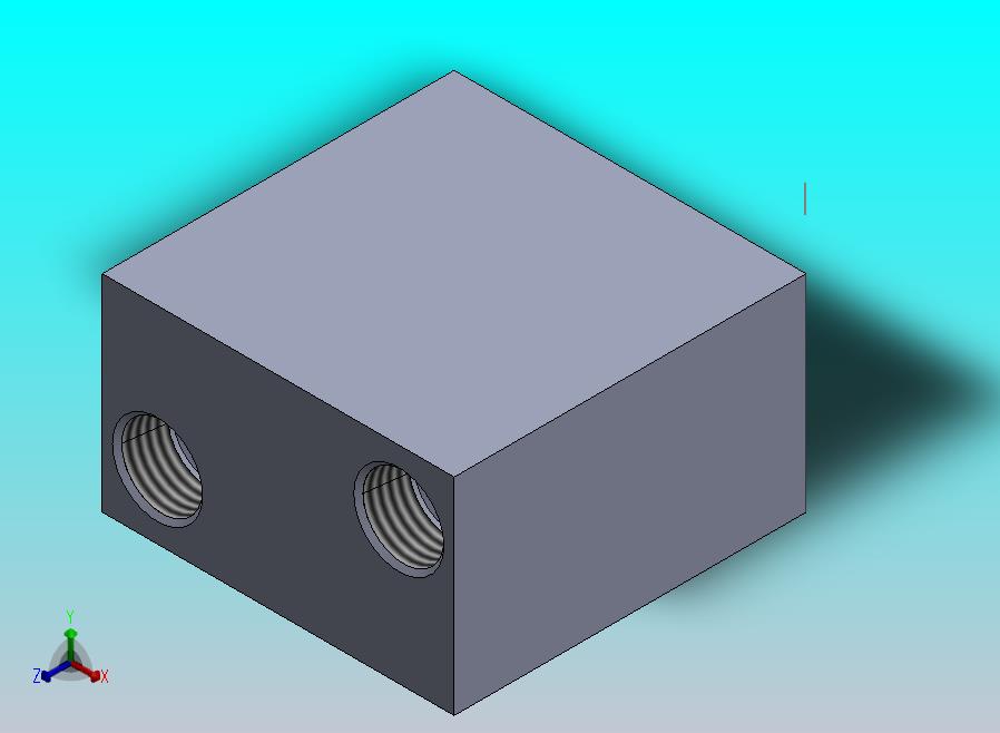 迷你气动缸（短行程）28.6x12x10毫米