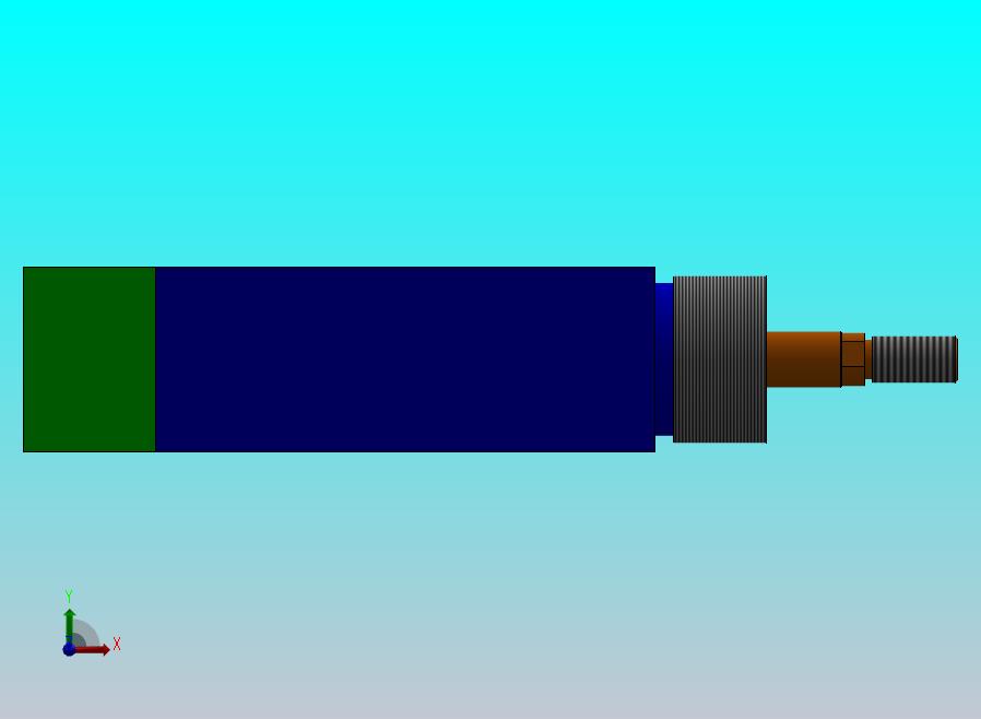 特殊气动缸（方形）32x12x67.7毫米