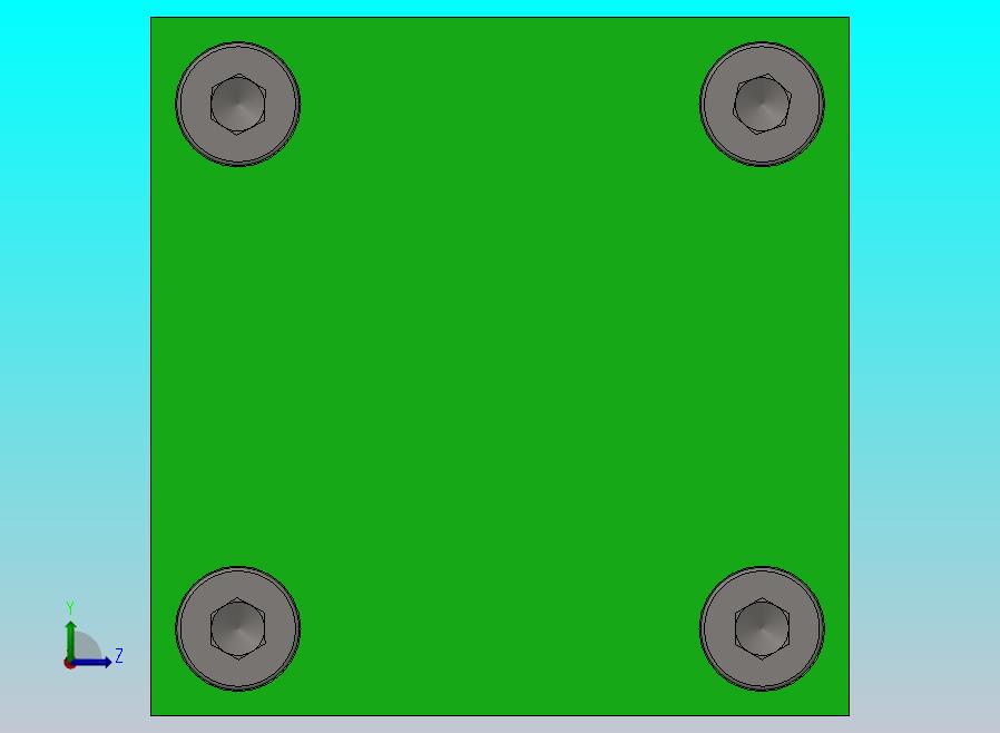 特殊气动缸（方形）32x12x67.7毫米