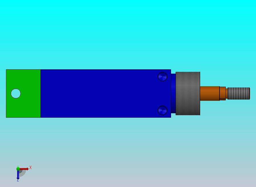 特殊气动缸（方形）32x12x67.7毫米