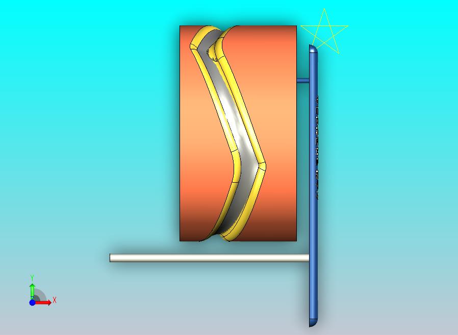 混合凸轮机构绘制星形图案