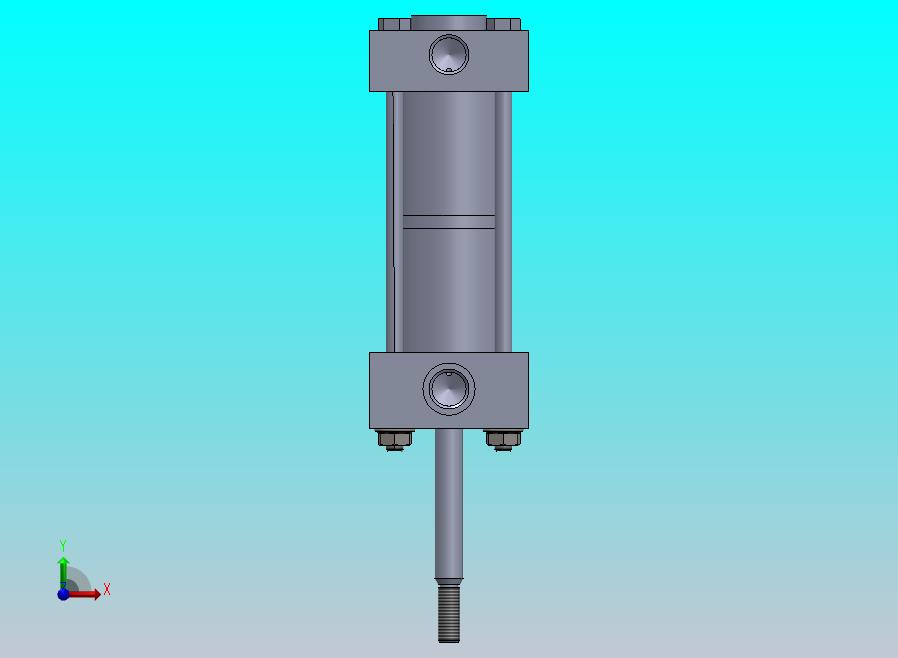 专用气动缸（拉杆缸）40x10x20.2毫米