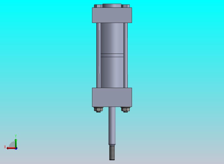 专用气动缸（拉杆缸）40x10x20.2毫米