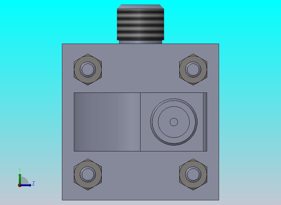 横拉杆液压缸（前后安装）25x8x50毫米