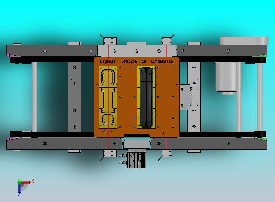 铝型材的双列皮带输送机