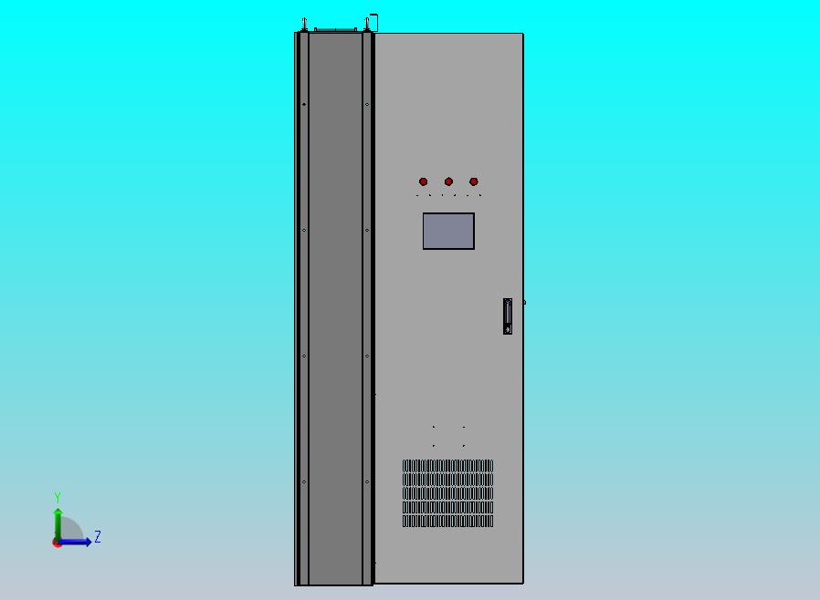 列头柜40回路600×300配置微型断路器