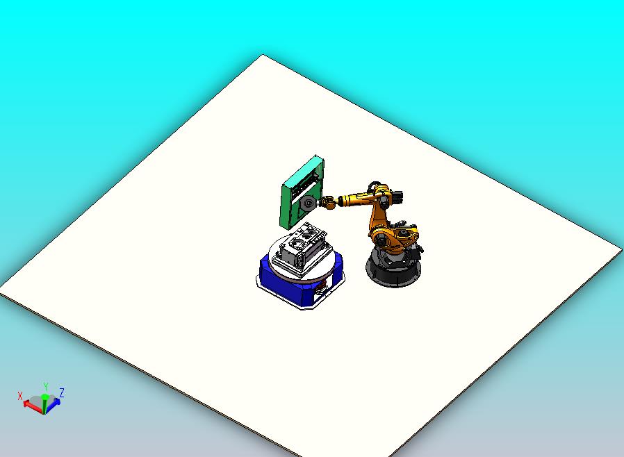 机器人铣削工作站