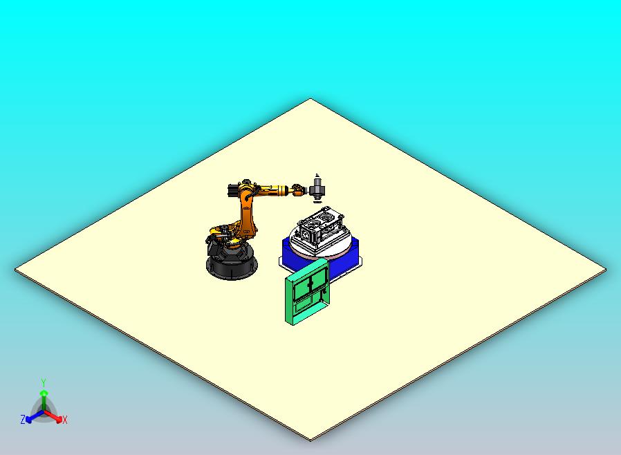 机器人铣削工作站