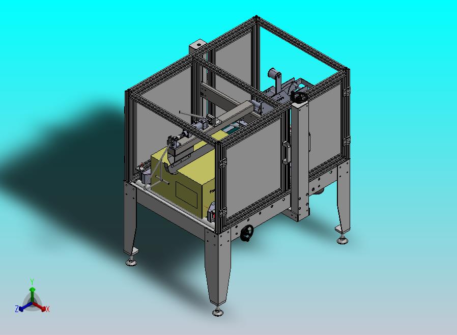 自动折盖封箱机