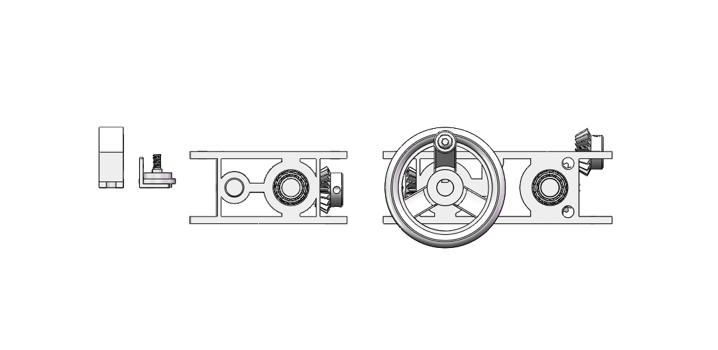 插件线调整座（50-500调宽）皮带线宽度调整座