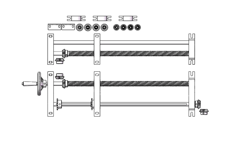 插件线调整座（50-500调宽）皮带线宽度调整座
