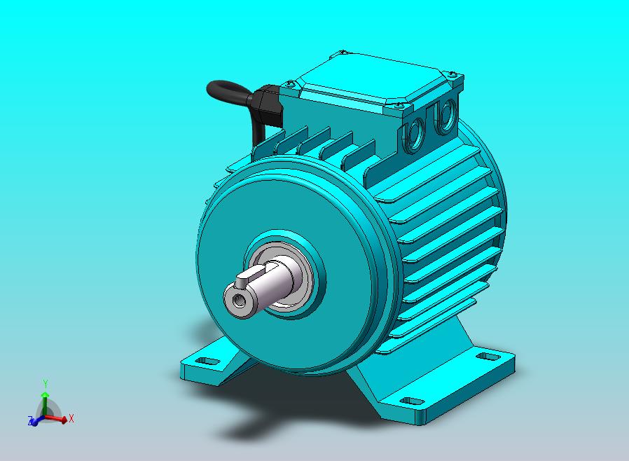 YE3-90S-4电动机模型