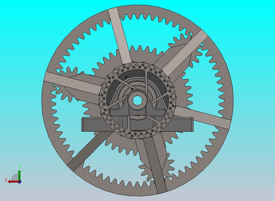 变速箱，副齿轮箱