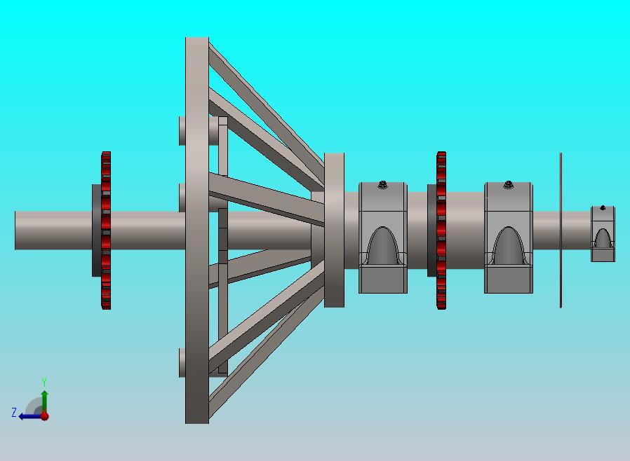 变速箱，副齿轮箱