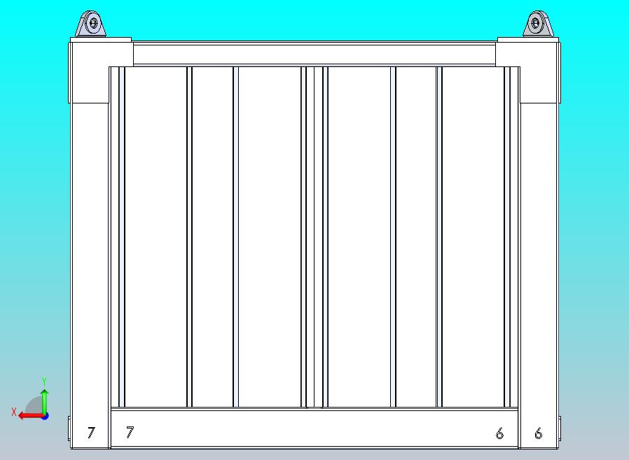 6 英尺 x 6 英尺干货仓库
