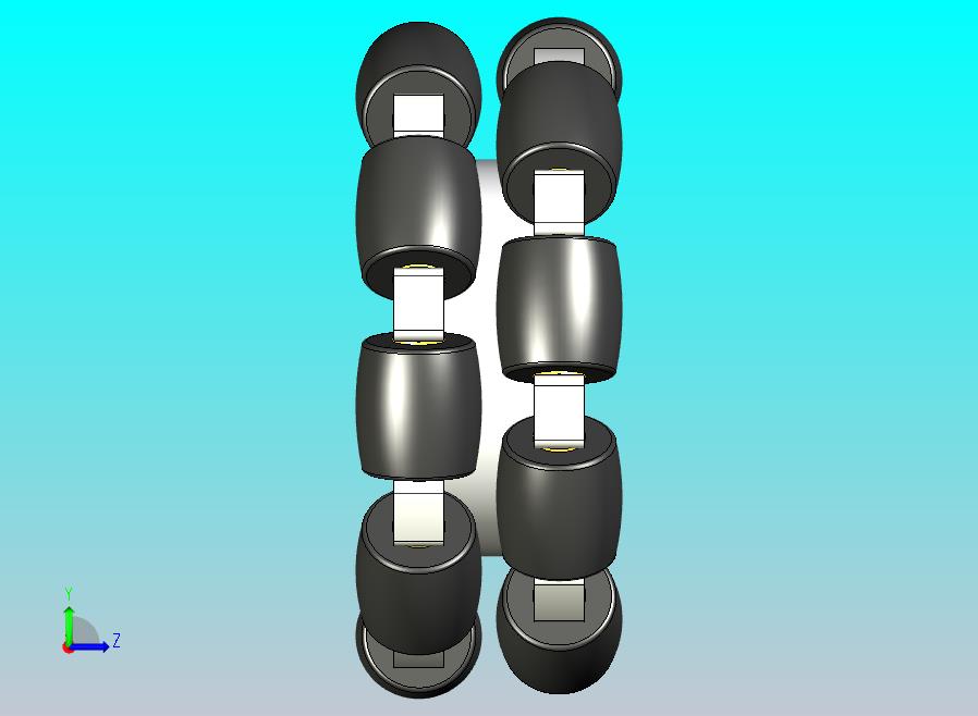 全向轮外径 100mm