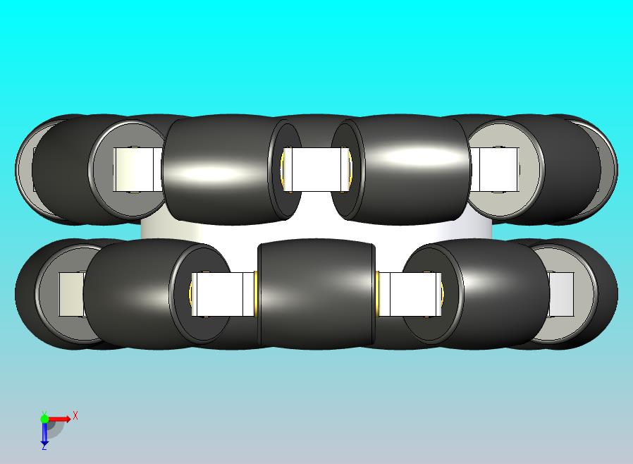 全向轮外径 100mm