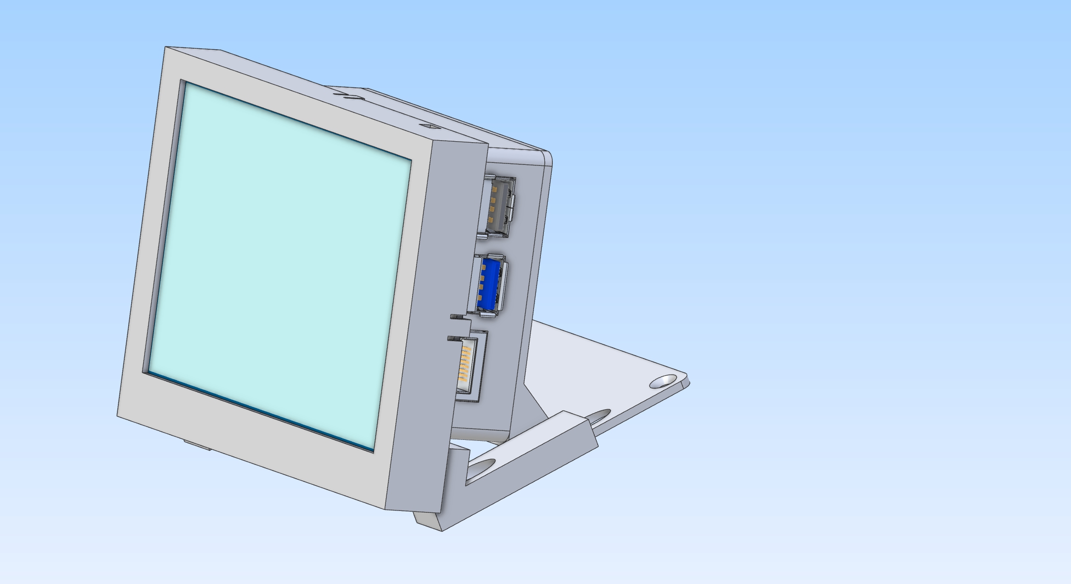 带 5 英寸触摸屏的 Raspberry Pi 4