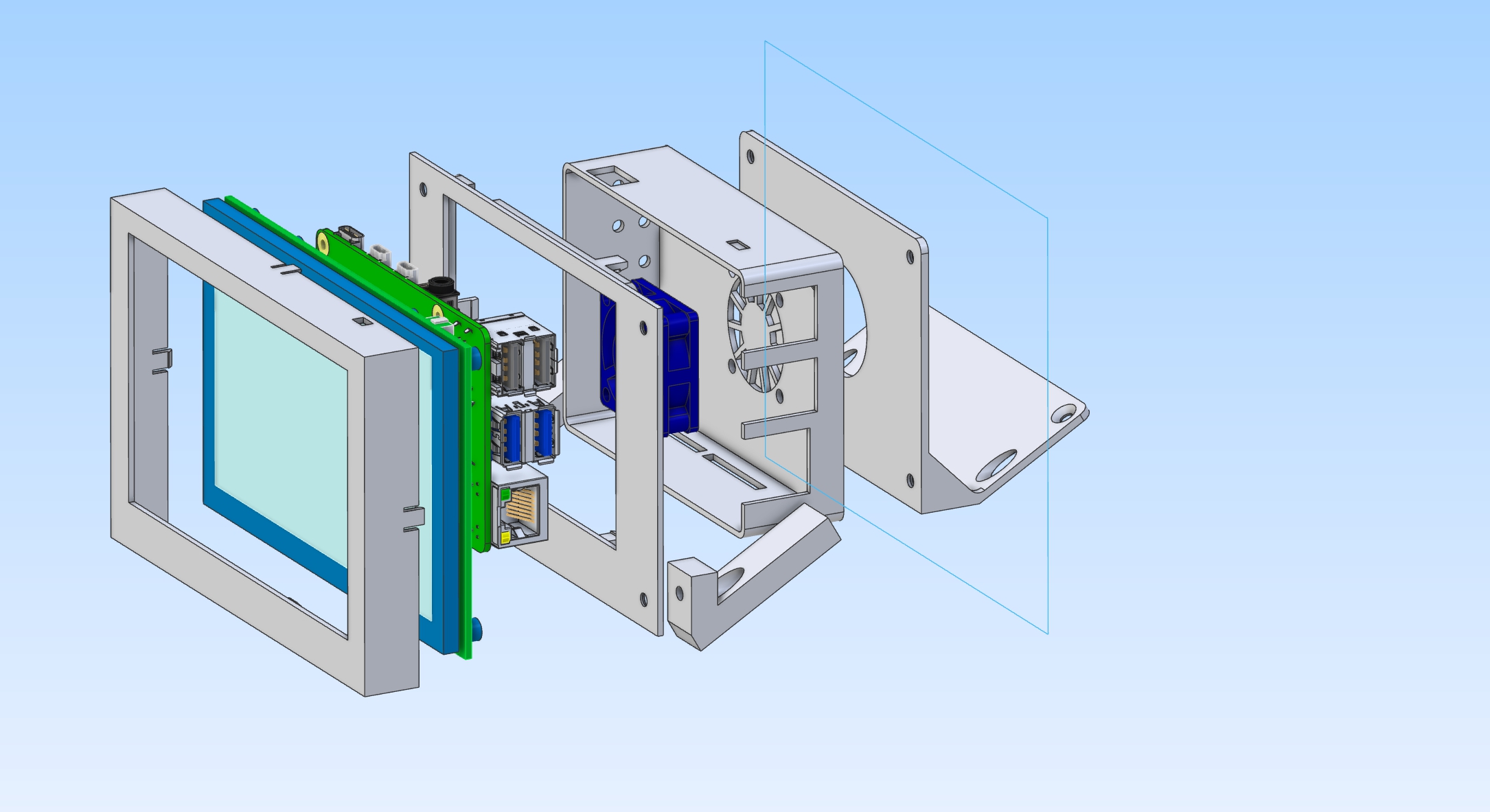带 5 英寸触摸屏的 Raspberry Pi 4