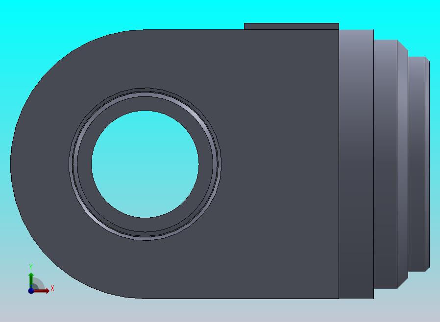 液压缸端盖（适用于缸径63毫米的缸杆）