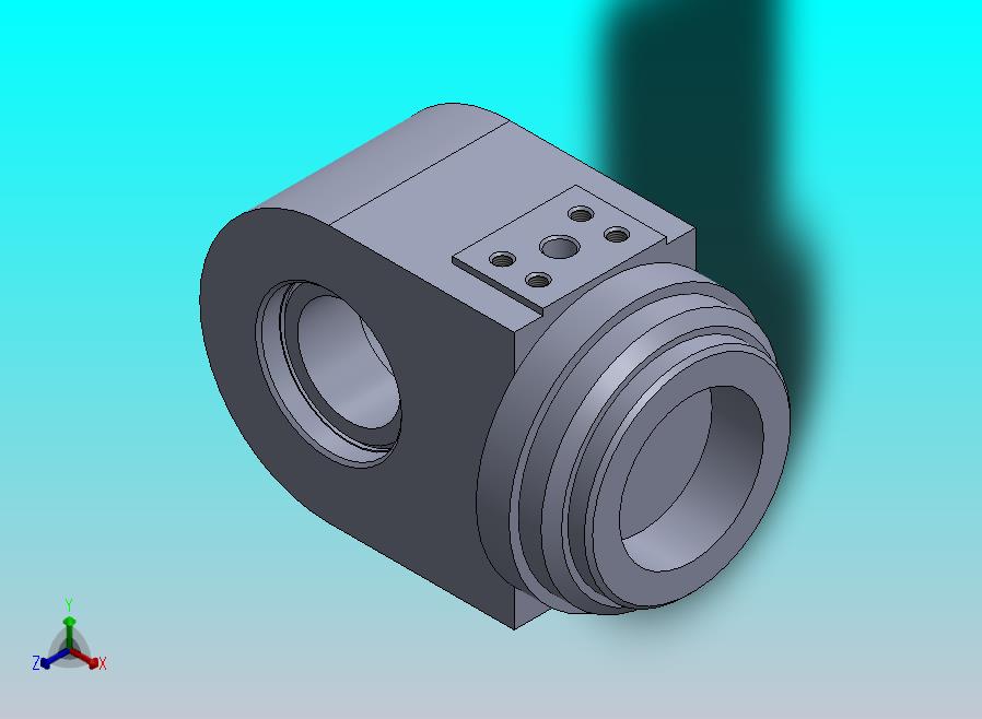 液压缸端盖（适用于缸径63毫米的缸杆）