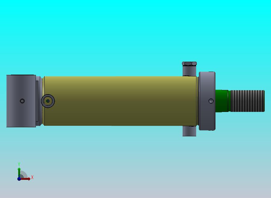 焊接式液压缸（带前后端安装孔）90x50x270毫米