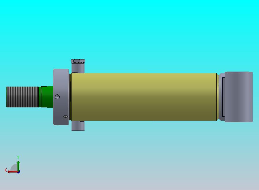 焊接式液压缸（带前后端安装孔）90x50x270毫米