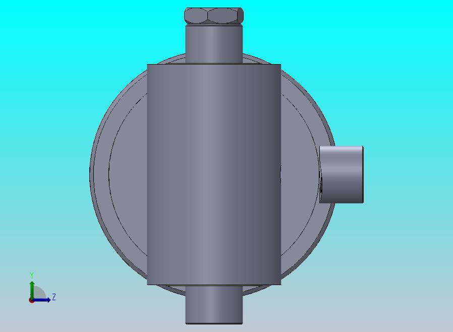 焊接式液压缸（带前后端安装孔）90x50x270毫米