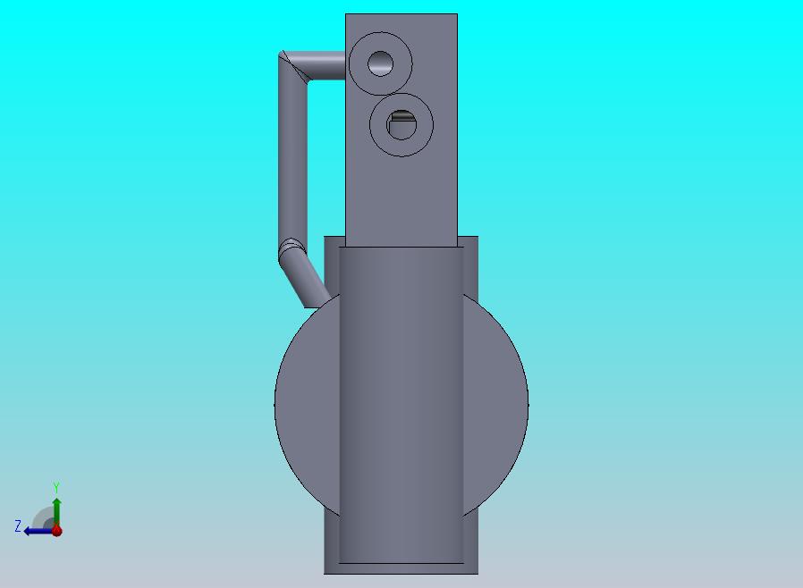 焊接式液压缸（带前杆端安装孔眼）88.9x38.1x395毫米