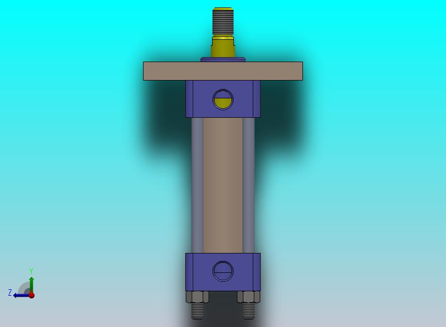 横拉杆液压缸 40x16x40 mm