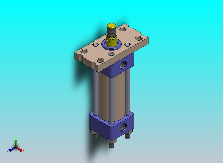 横拉杆液压缸 40x16x40 mm