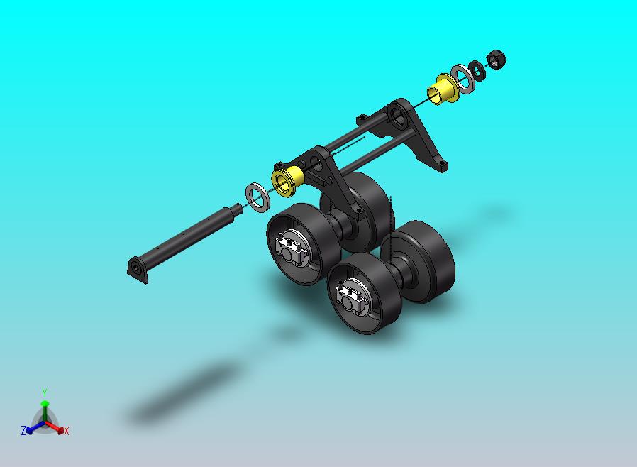 CD110R-3履带承重轮单元B