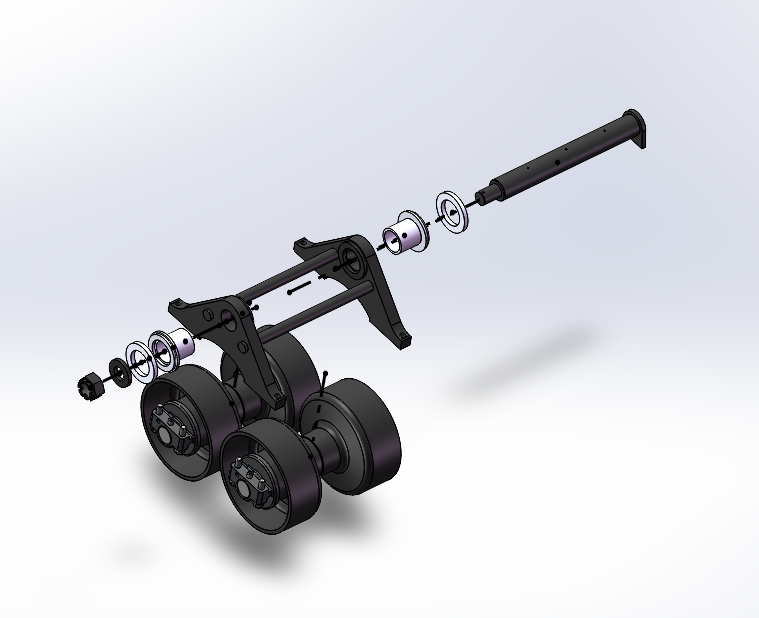 CD110R-3履带承重轮单元B