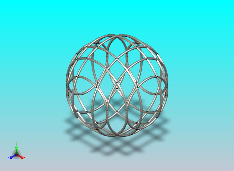 球形骨架框架