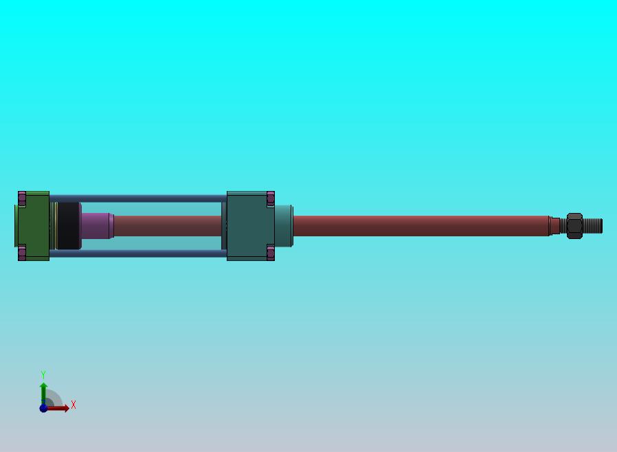 横拉杆气缸（带库欣）63x22x150 mm