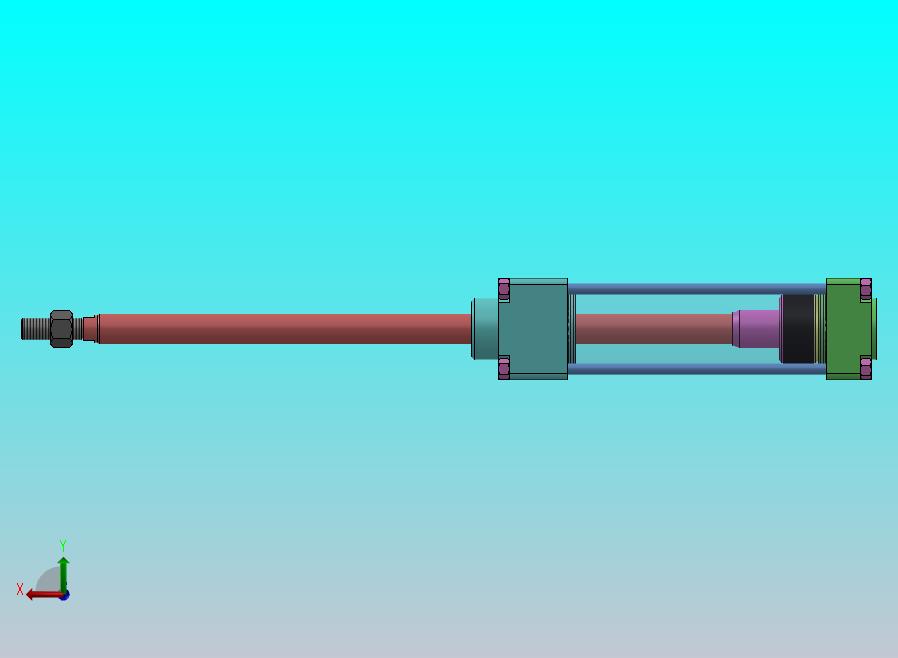 横拉杆气缸（带库欣）63x22x150 mm