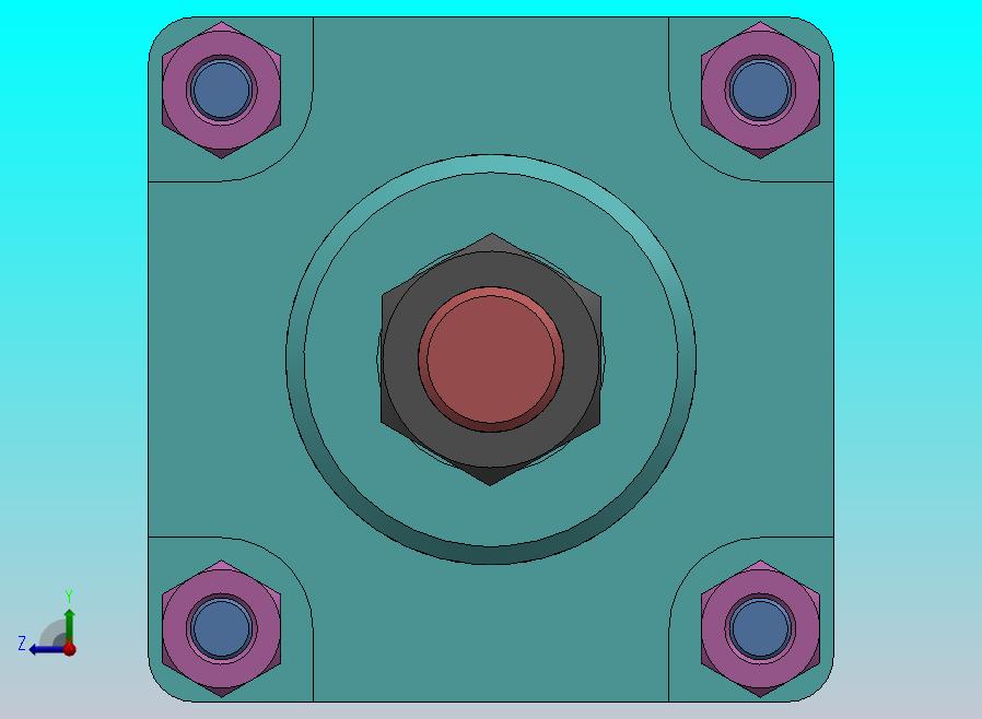 横拉杆气缸（带库欣）63x22x150 mm