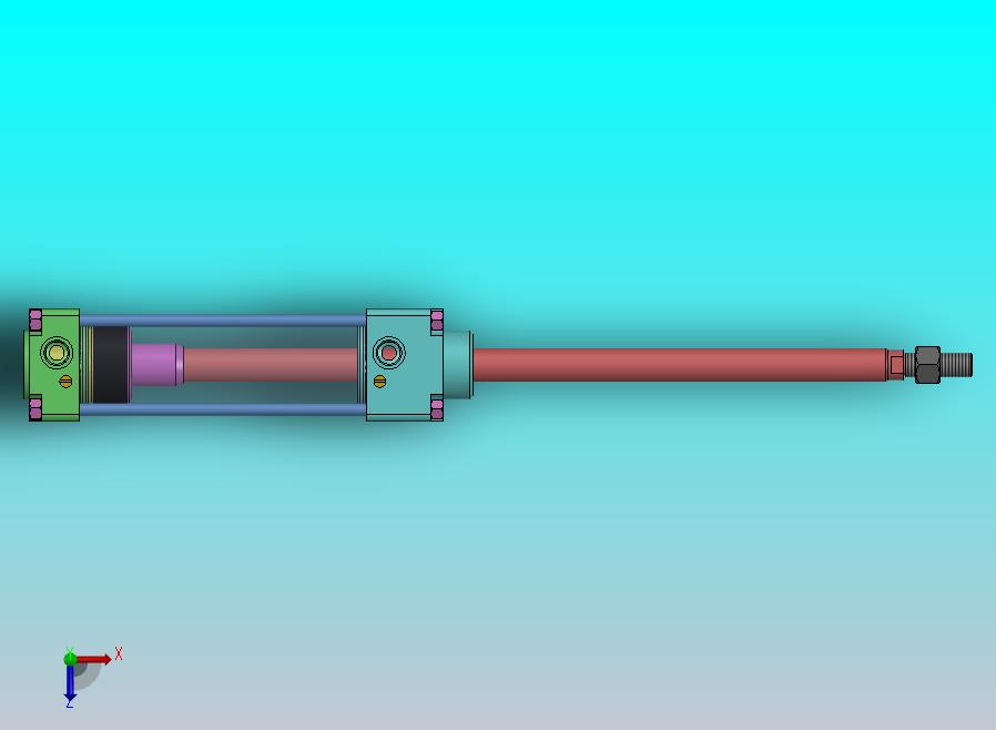 横拉杆气缸（带库欣）63x22x150 mm