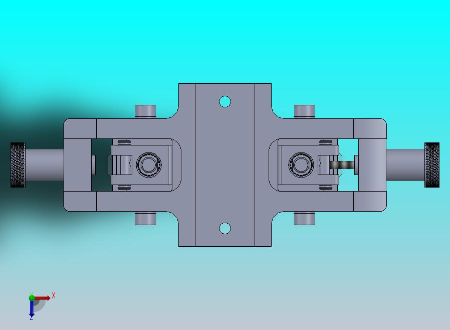 专用气动缸（带机械机构组合的双缸）40x16x50 mm